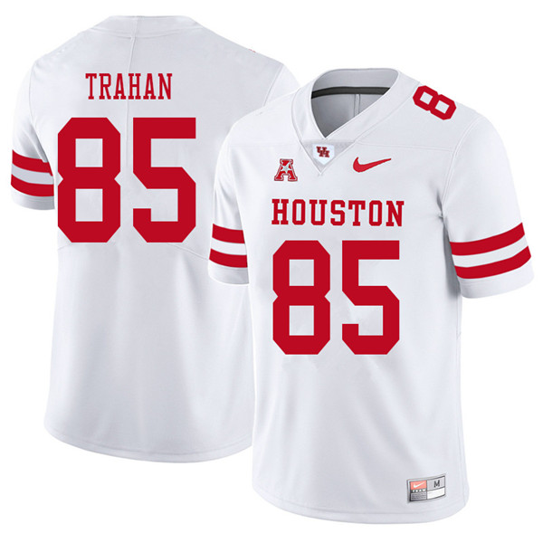 2018 Men #85 Christian Trahan Houston Cougars College Football Jerseys Sale-White